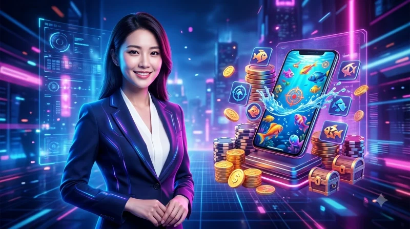 Sảnh game bắn cá SHBET với đồ họa 3D sống động và hiệu ứng đại dương đẹp mắt