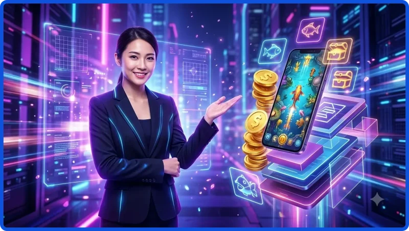 Sảnh game bắn cá SHBET với đồ họa 3D sống động và hiệu ứng đại dương đẹp mắt